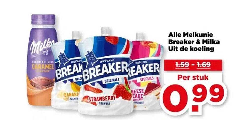 Alle Melkunie Breaker & Milka Uit de koeling