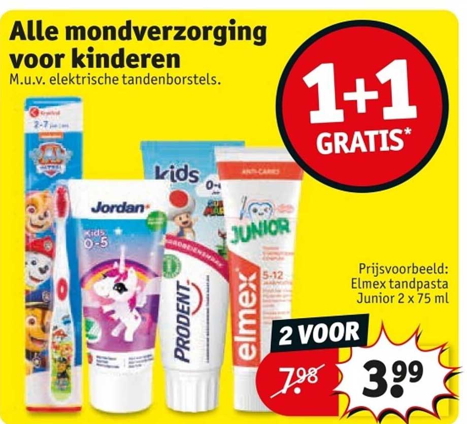 Alle mondverzorging voor kinderen