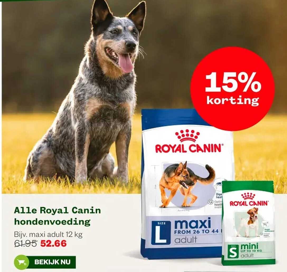 Alle Royal Canin hondenvoeding