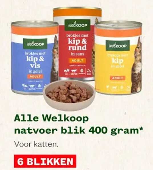 Alle Welkoop natvoer blik 400 gram*