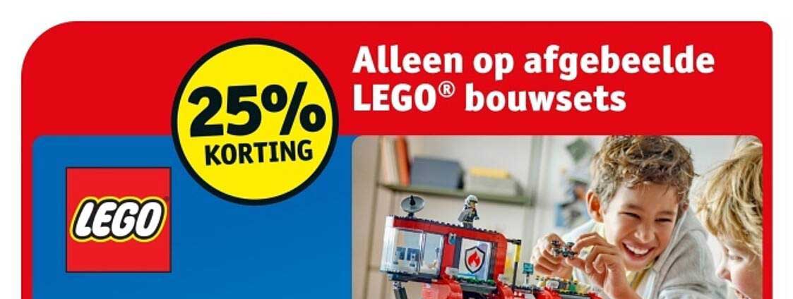 Alleen op afgebeelde LEGO® bouwsets