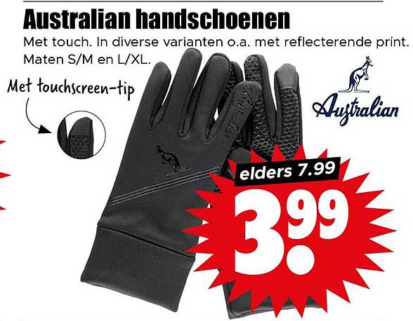 Australian handschoenen