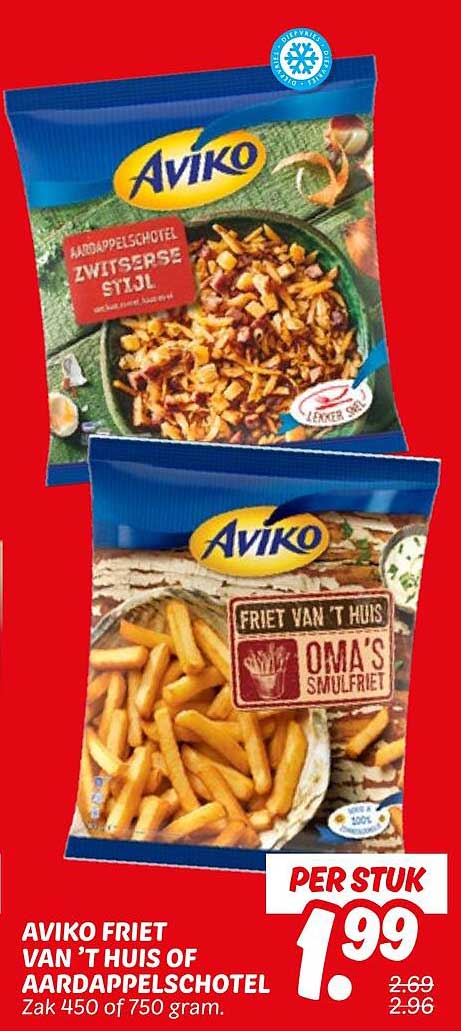 AVIKO FRIET VAN ’T HUIS OF AARDAPPELSCHOTEL
