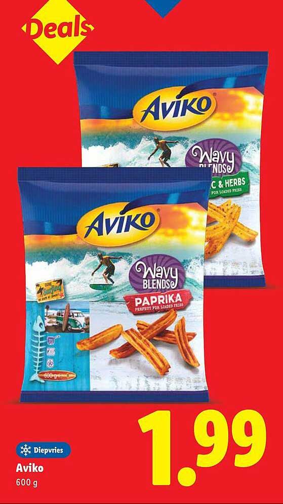Aviko Wavy Blends 600 g