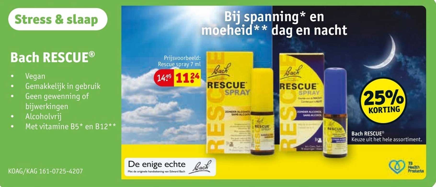 Bach RESCUE® Spray 7 ml - 25% korting
