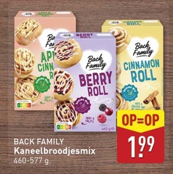 BACK FAMILY Kaneelbroodjesmix