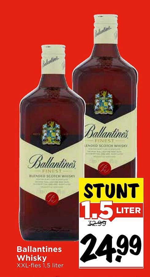 Ballantines Whisky XXL-fles 1,5 liter