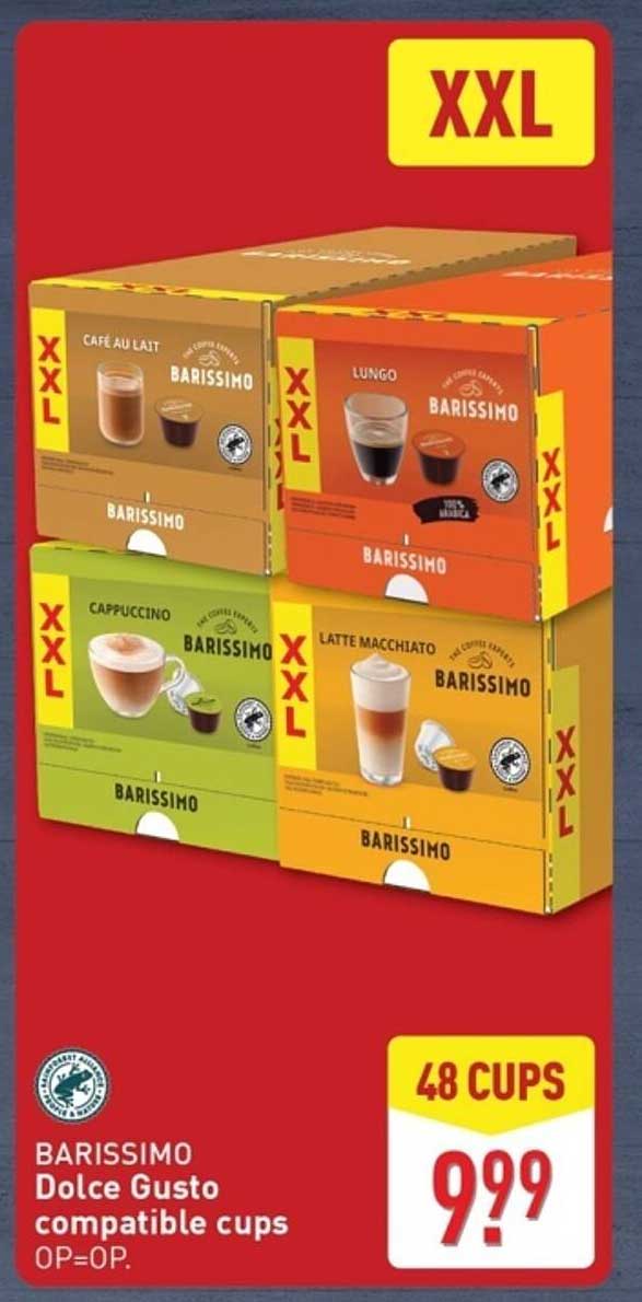 BARISSIMO Dolce Gusto compatible cups