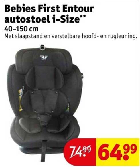 Bebies First Entour autostoel i-Size** 40–150 cm