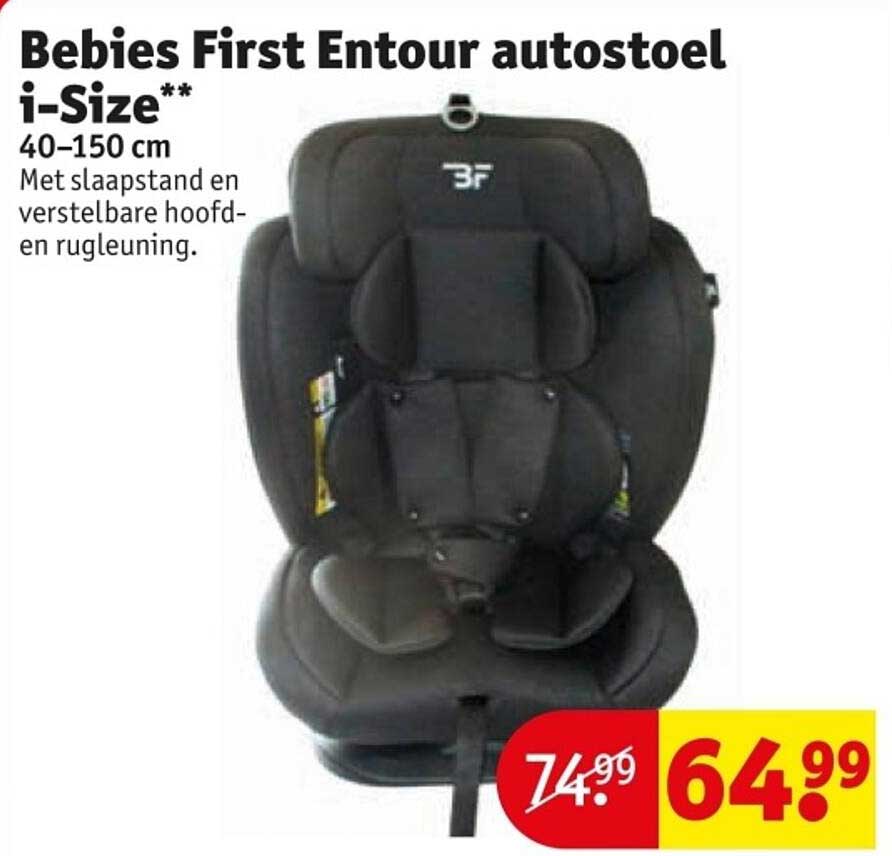 Bebies First Entour autostoel i-Size**
