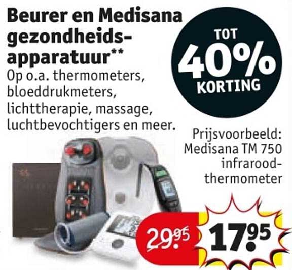 Beurer en Medisana gezondheids-apparatuur**