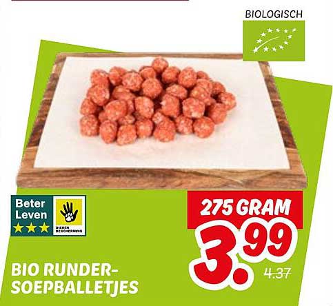 BIO RUNDER-SOEPBALLETJES