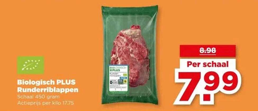 Biologisch PLUS Runderriblappen