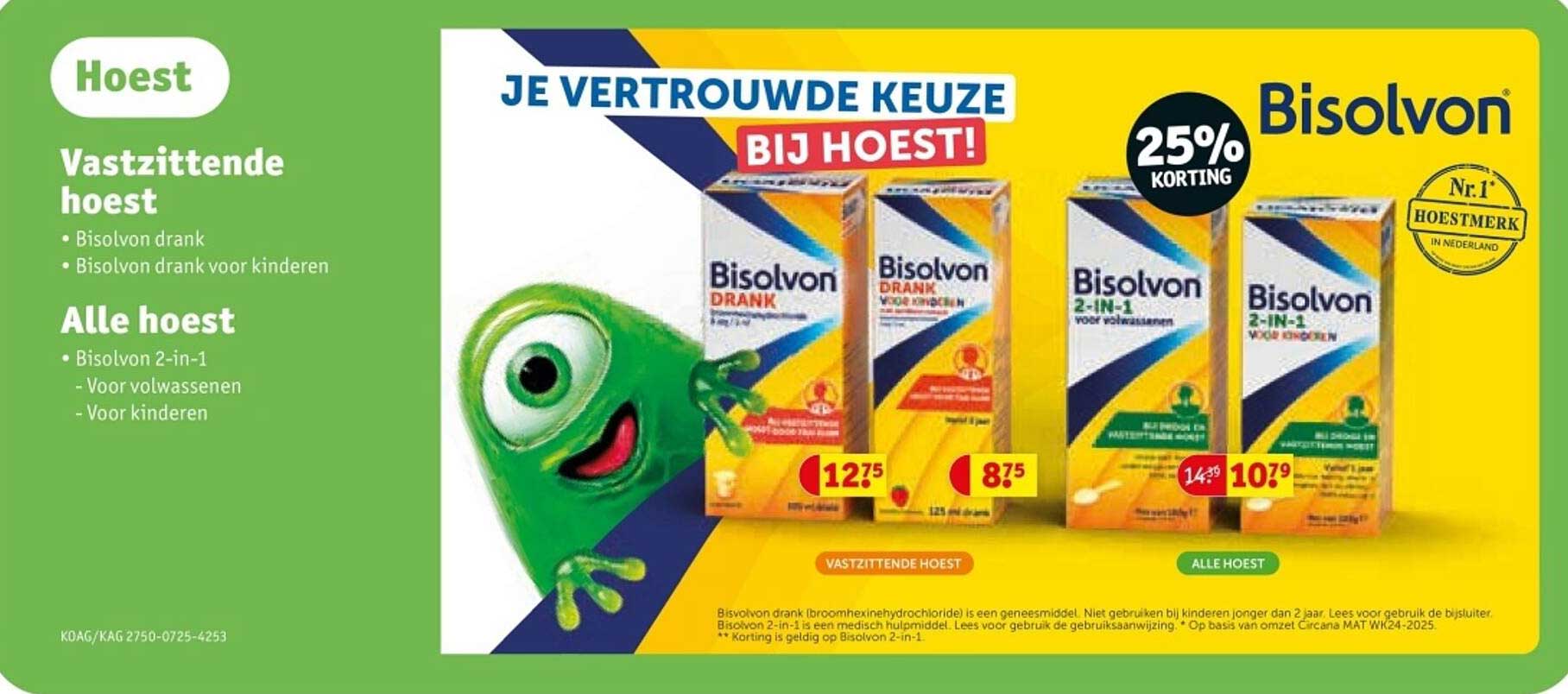 Bisolvon 2-in-1 voor kinderen