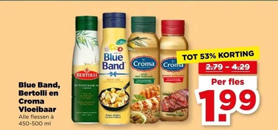 Blue Band, Bertolli en Croma Vloeibaar