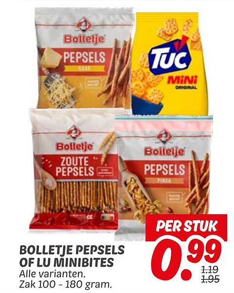 BOLLETJE PEPSELS OF LU MINIBITES