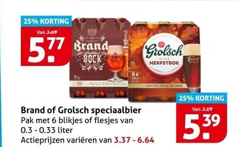 Brand of Grolsch speciaalbier