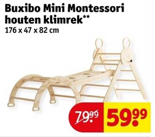 Buxibo Mini Montessori houten klimrek**