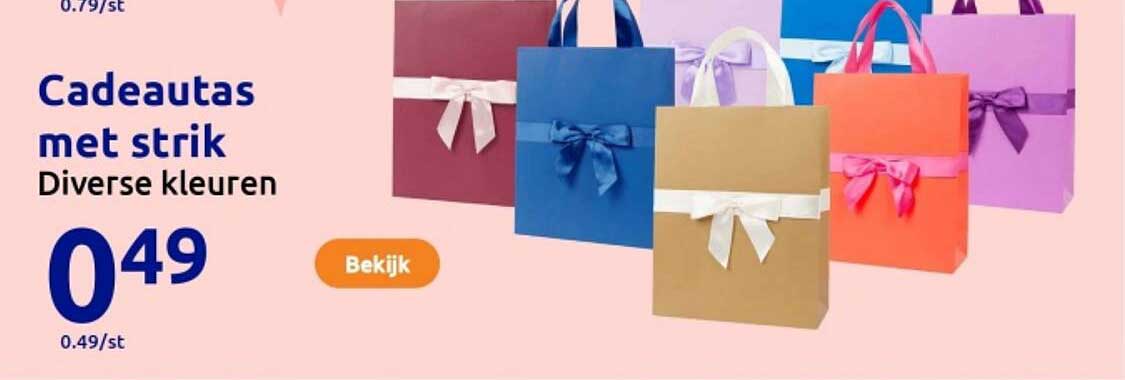 Cadeautas met strik