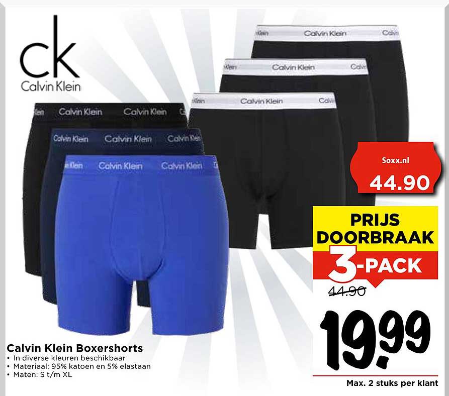 Calvin Klein Boxershorts 3-Pack