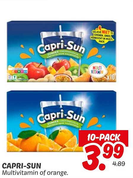 CAPRI-SUN Multivitamin of orange