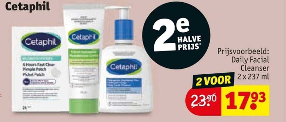 Cetaphil: 2e HALVE PRIJS