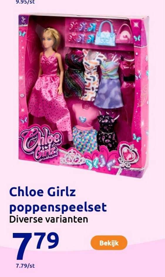 Chloe Girlz poppenspeelset