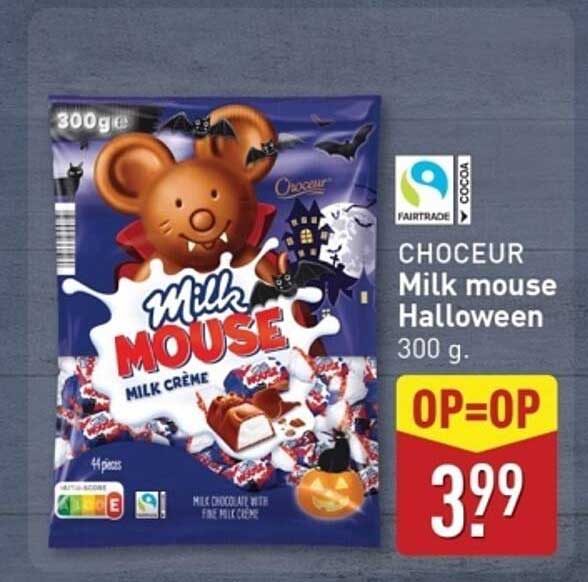 CHOCEUR Milk mouse Halloween 300 g.
