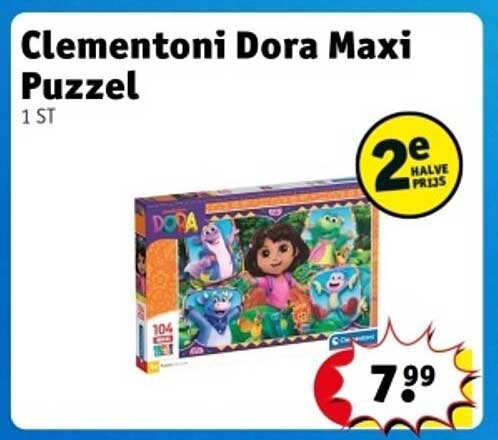 Clementoni Dora Maxi Puzzel