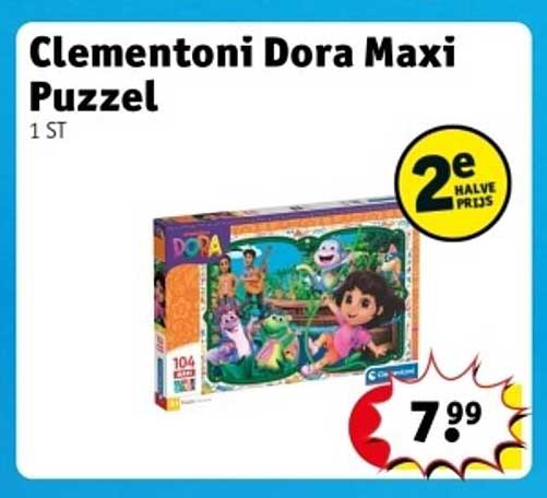 Clementoni Dora Maxi Puzzel
