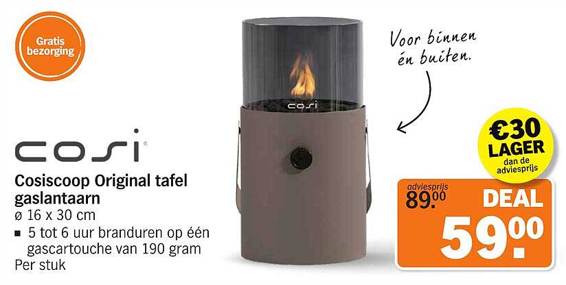 Cosiscoop Original tafel gaslantaarn