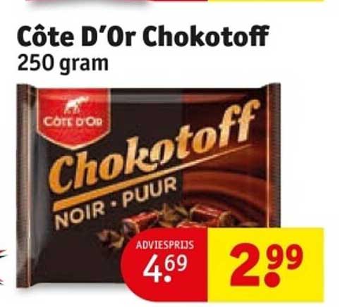 Côte D'Or Chokotoff 250 gram