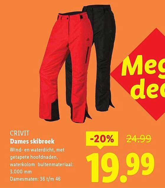 CRIVIT Dames skibroek