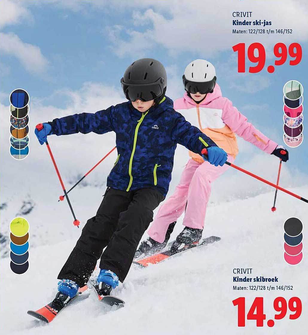 CRIVIT Kinder ski-jas en Kinder skibroek