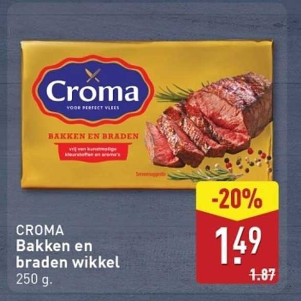 CROMA Bakken en braden wikkel