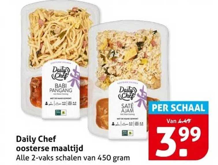 Daily Chef oosterse maaltijd