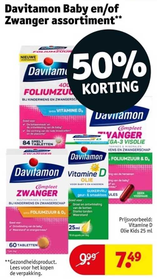 Davitamon Baby en/of Zwanger assortiment**