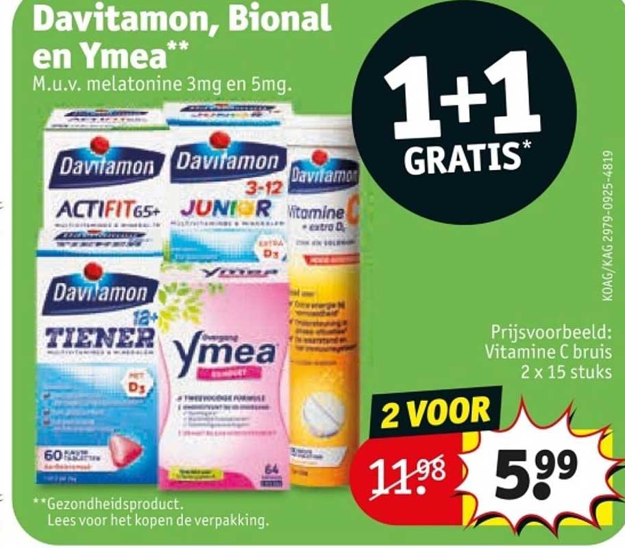 Davitamon, Bional en Ymea**