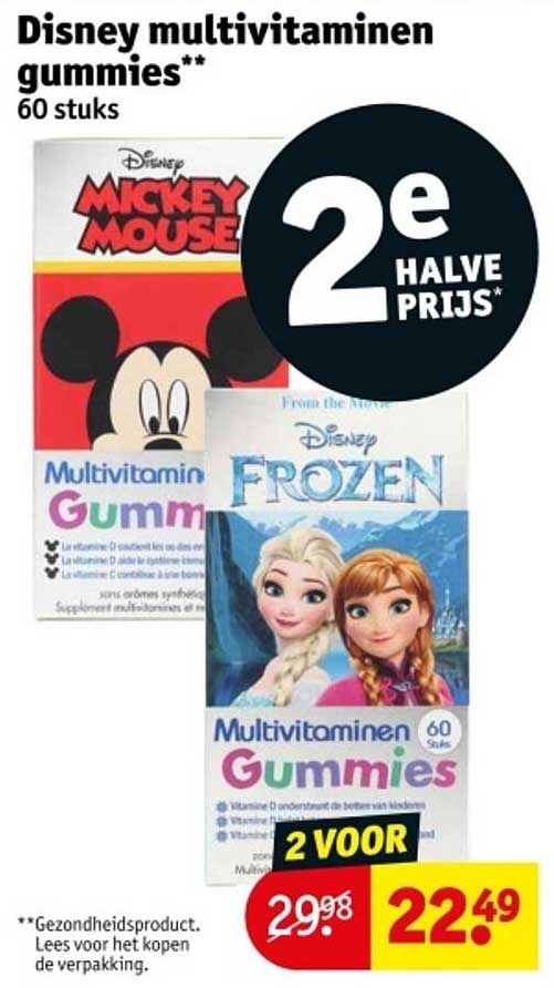 Disney multivitaminen gummie 60 stuks