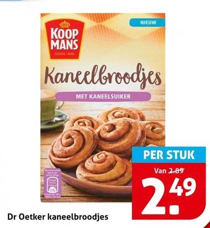 Dr Oetker kaneelbroodjes