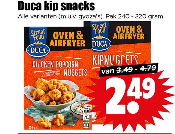 Duca kip snacks