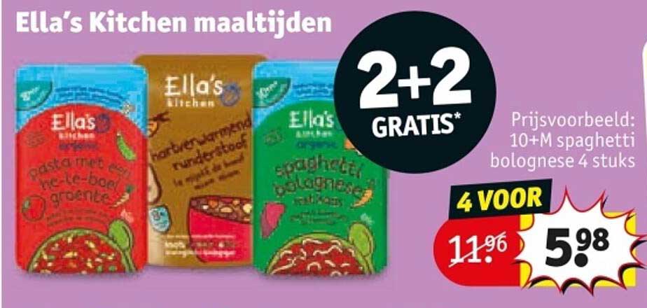 Ella's Kitchen maaltijden