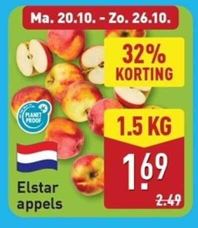 Elstar appels 1.5 KG