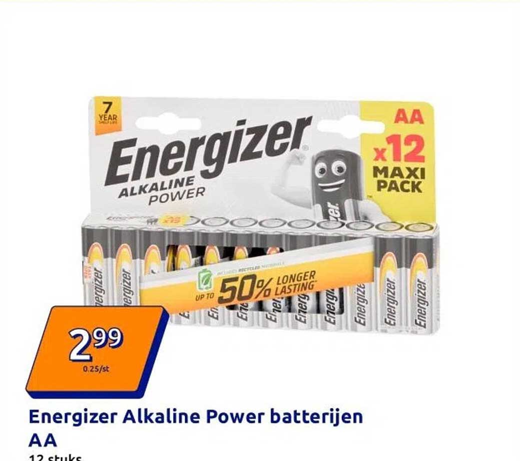 Energizer Alkaline Power batterijen AA