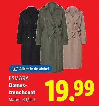ESMARA Dames-trenchcoat