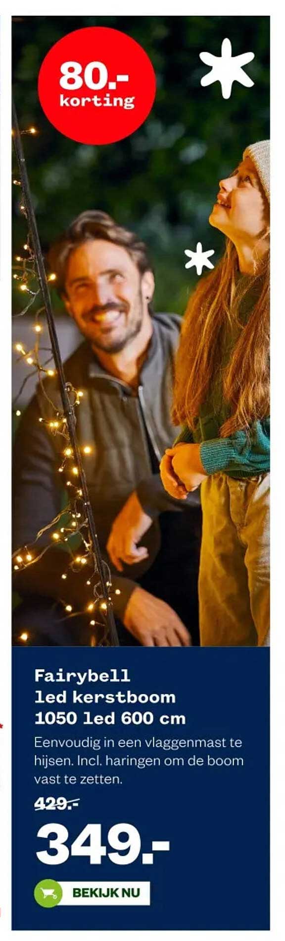 Fairybell led kerstboom 1050 led 600 cm