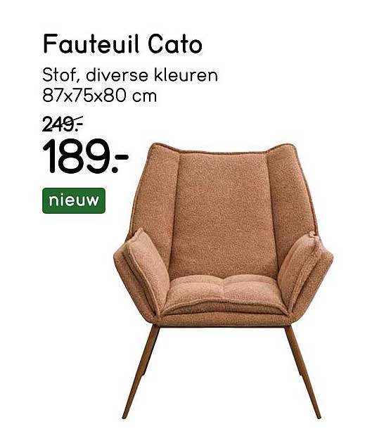 Fauteuil Cato