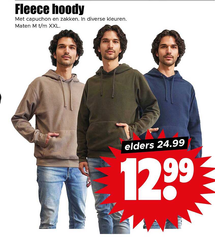 Fleece hoody