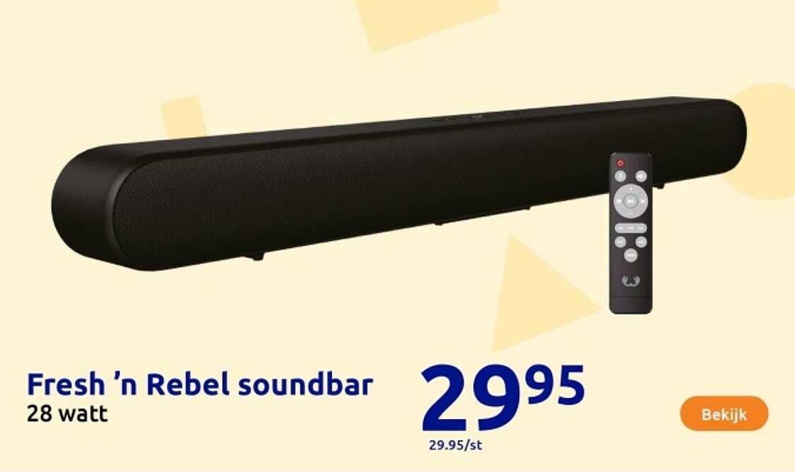 Fresh ’n Rebel soundbar 28 watt