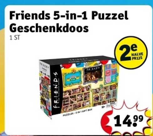 Friends 5-in-1 Puzzel Geschenkdoos
